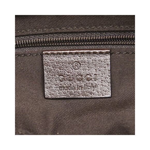 Pre Loved Gucci GG Canvas Small Tote Bag BeigeBrown - Picture 7 of 8